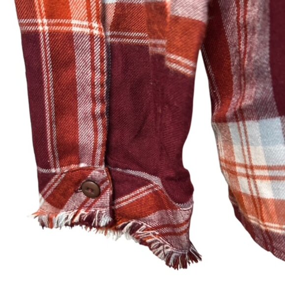 Signature Studios Button Down Long Sleeve Flannel Shirt-Size XL-Collared - Picture 5 of 8